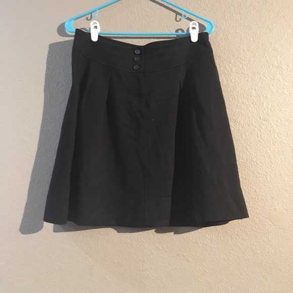 Black Banana Republic Size 8 Stretch Skirt - Picture 1 of 4