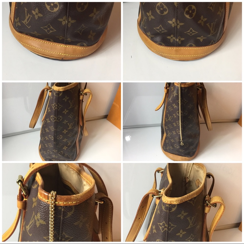 ⛔️SOLD⛔️100%Authentic Louis Vuitton Bucket GM - Picture 8 of 8
