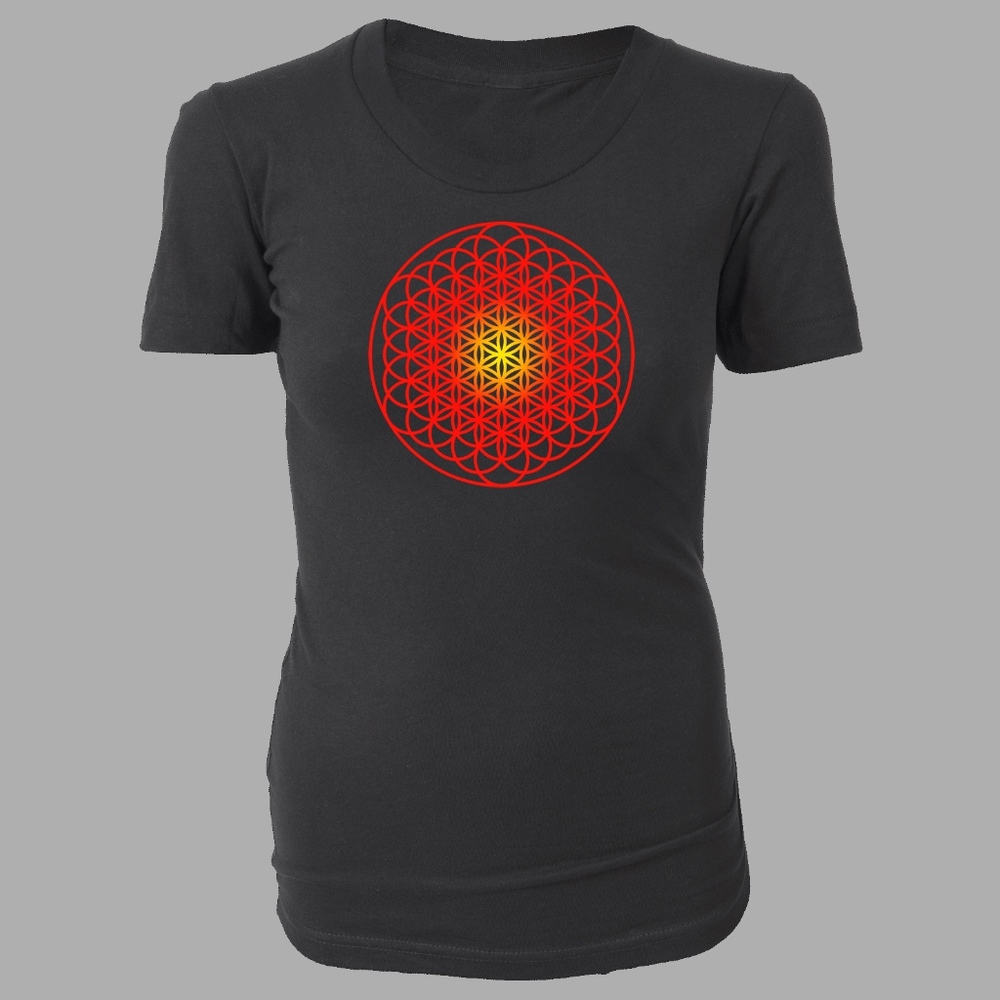 👚Flower of Life 2 💯% Cotton Shirt 👚
