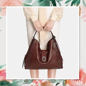 COACH Madison Carlyle Leather Shoulder Bag