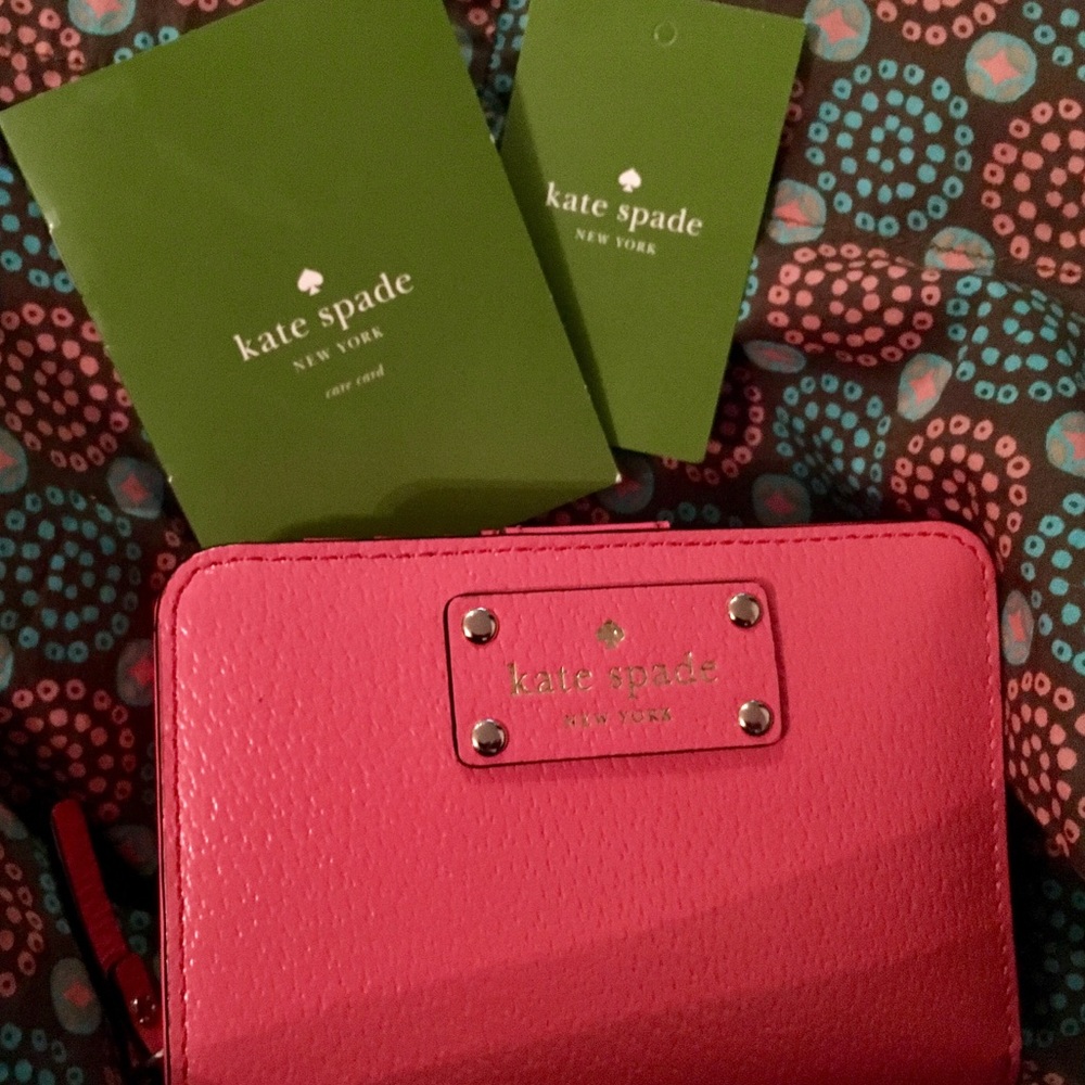 Kate Spade Small Pink Wallet Cara Wellesley