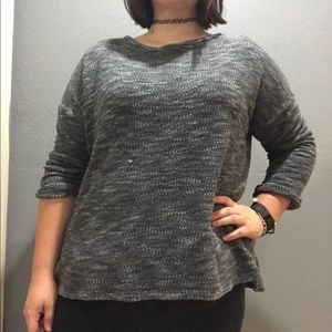Plus Size Pure Energy Gray Sweater