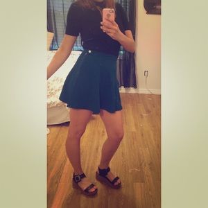 Forever 21 Emerald Mini Skirt 3 for $11