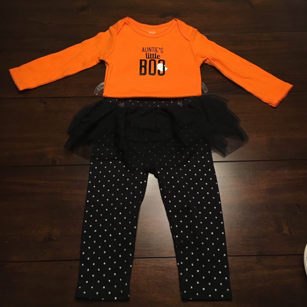 NWOT 12 month Halloween outfit/costume inside tutu