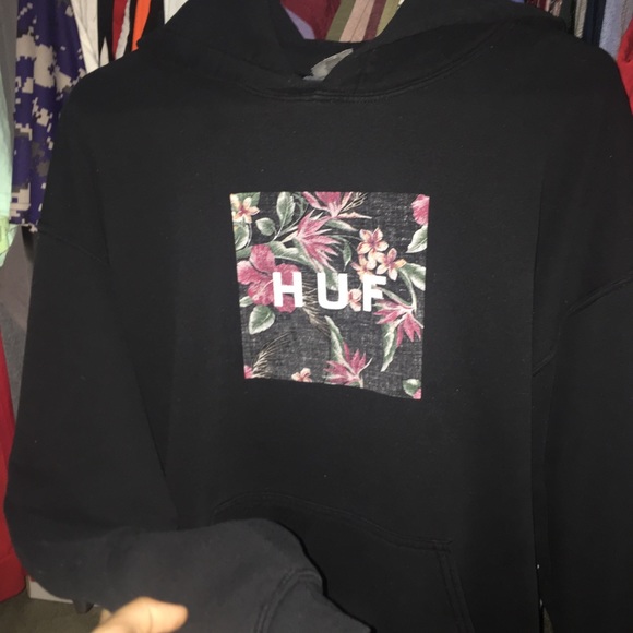 Black HUF hoodie - Picture 1 of 4