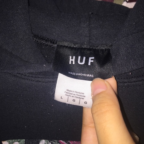Black HUF hoodie - Picture 3 of 4