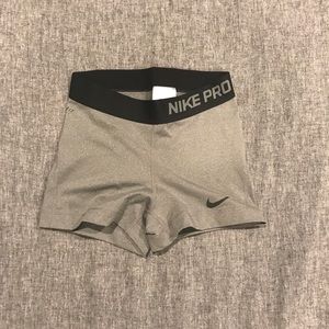 Gray Nike Pros