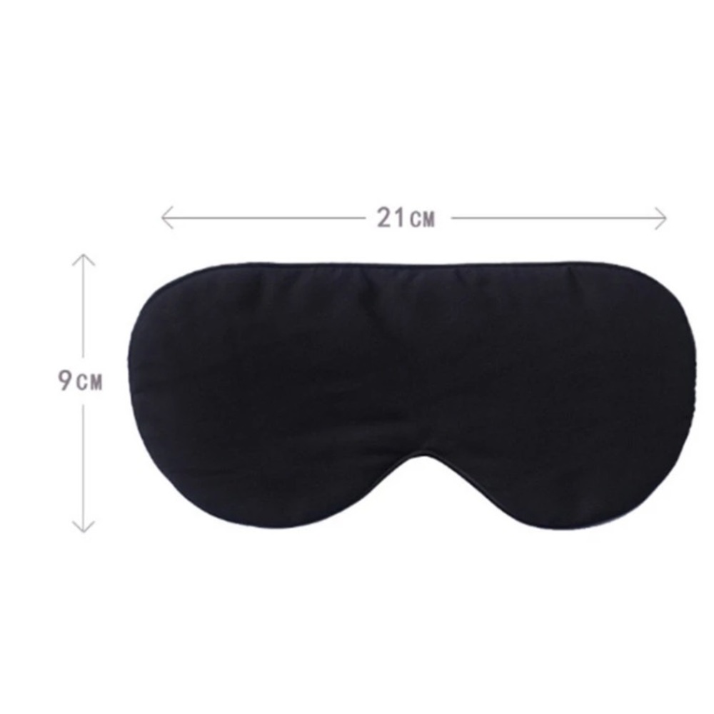 WINE Colored Silk Eye Mask - Picture 6 of 8