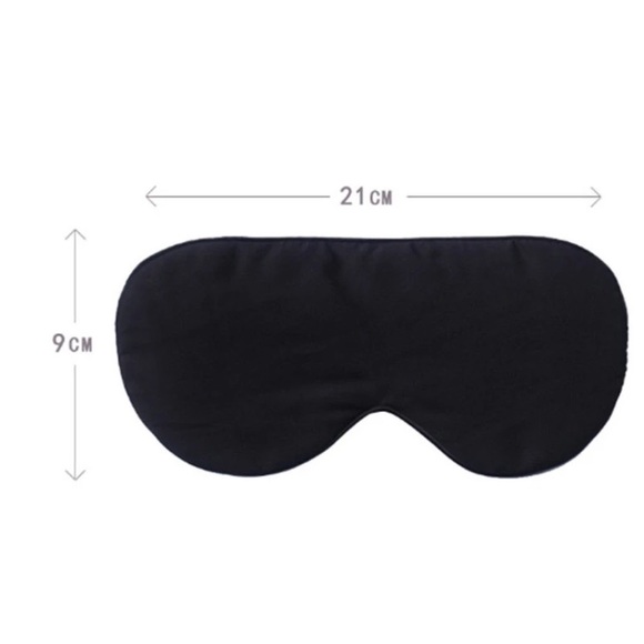 WINE Colored Silk Eye Mask - Picture 6 of 8