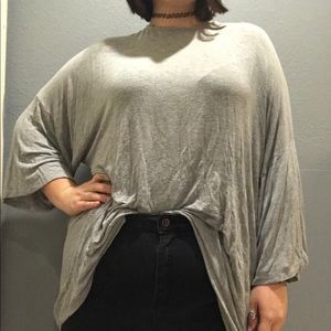Plus Size ASOS Curve Oversized Gray Top
