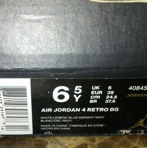 AIR JORDAN 4 RETRO BG #408452-107