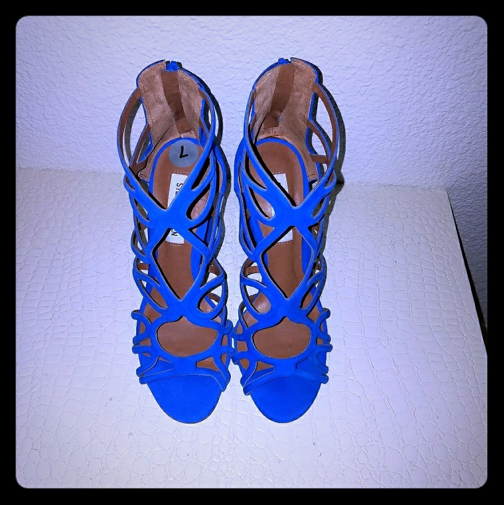 NEW Fabulous Electric Blue Steve Madden sandals