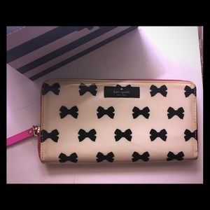 Kate Spade Bow Print Wallet