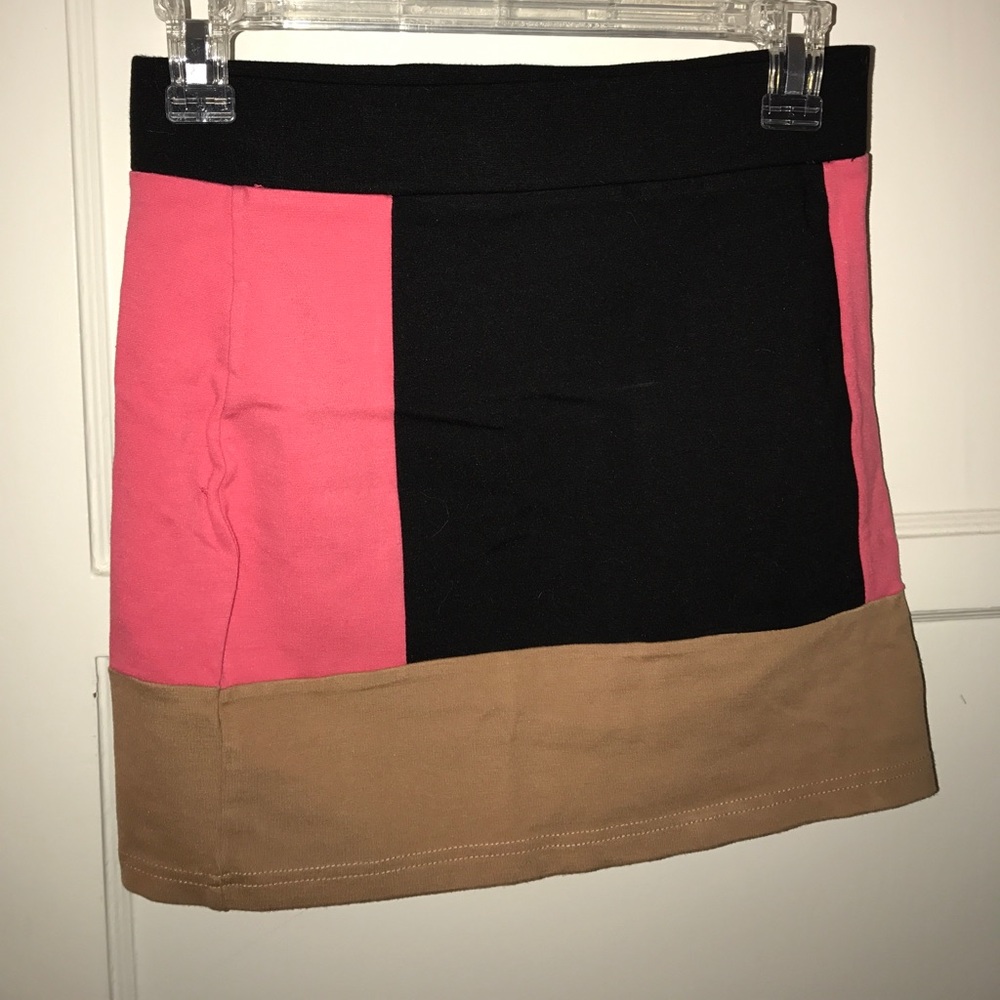 H&M color block skirt