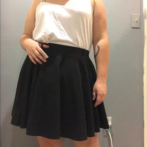 Plus Size ASOS Curve Skater skirt w/ belt loops