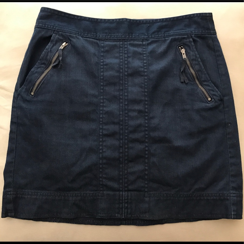 The loft denim skirt
