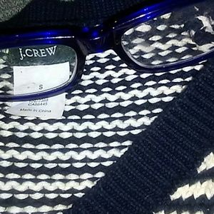 J. CREW striped v-neck pullover sweater