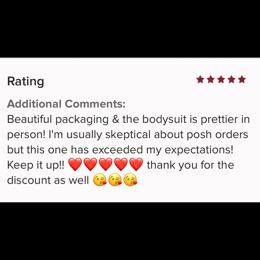 BLACK BODYSUIT HALF MESH HALF BOTTOM - Picture 6 of 6