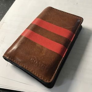 Coach card holder