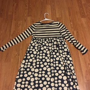 Lands ends girls cotton dress