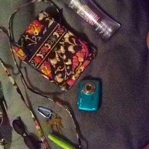 Vera Bradley crossbody mini hipster bag