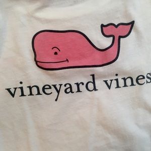 Womens Vineyard Vines Logo LS Tee Med EUC