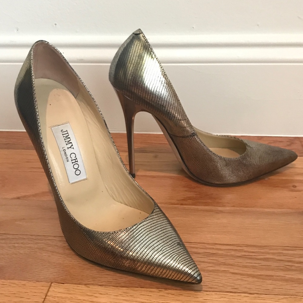 Jimmy Choo Metallic Pumps