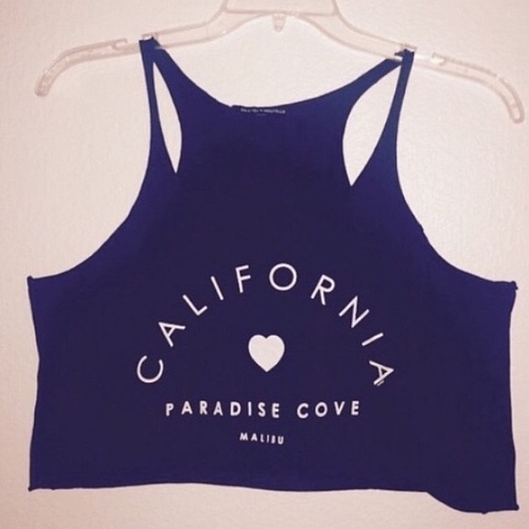 ❌❌SOLD❌❌ Paradise cove crop top - Picture 2 of 4