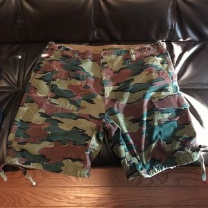 Polo Ralph Lauren Camo Cargo Shorts size 40 EUC