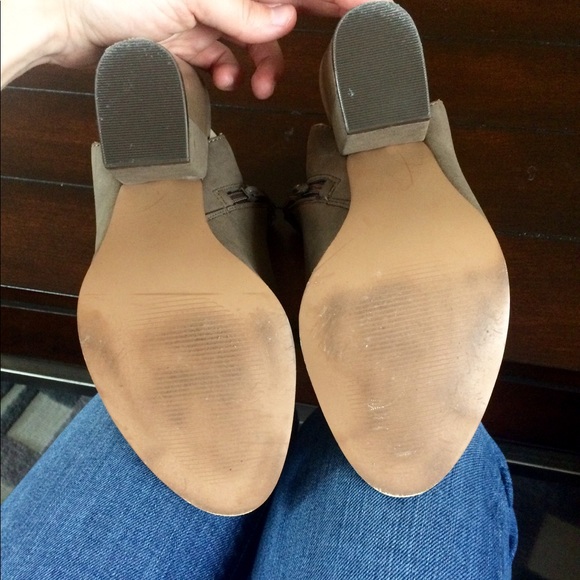 Loela Peep-Toe Bootie in Taupe - Picture 8 of 8