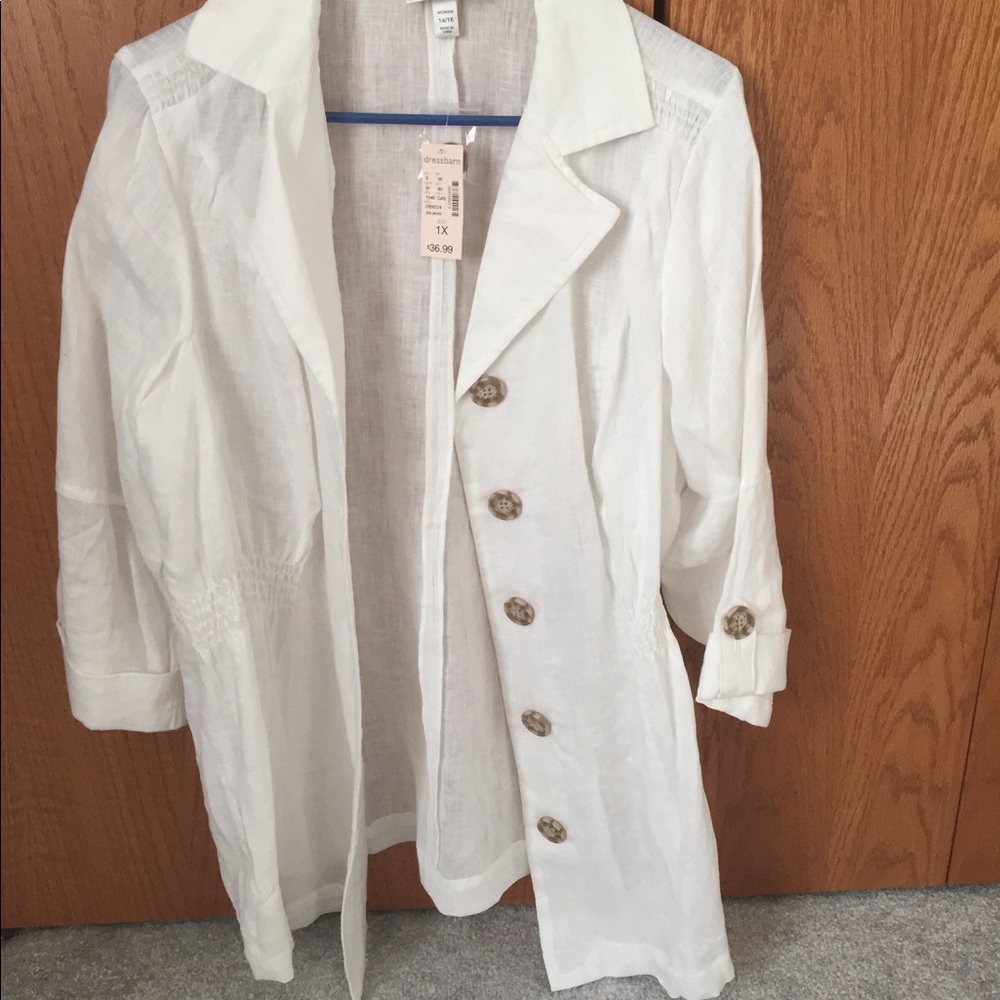 Beautiful linen jacket!