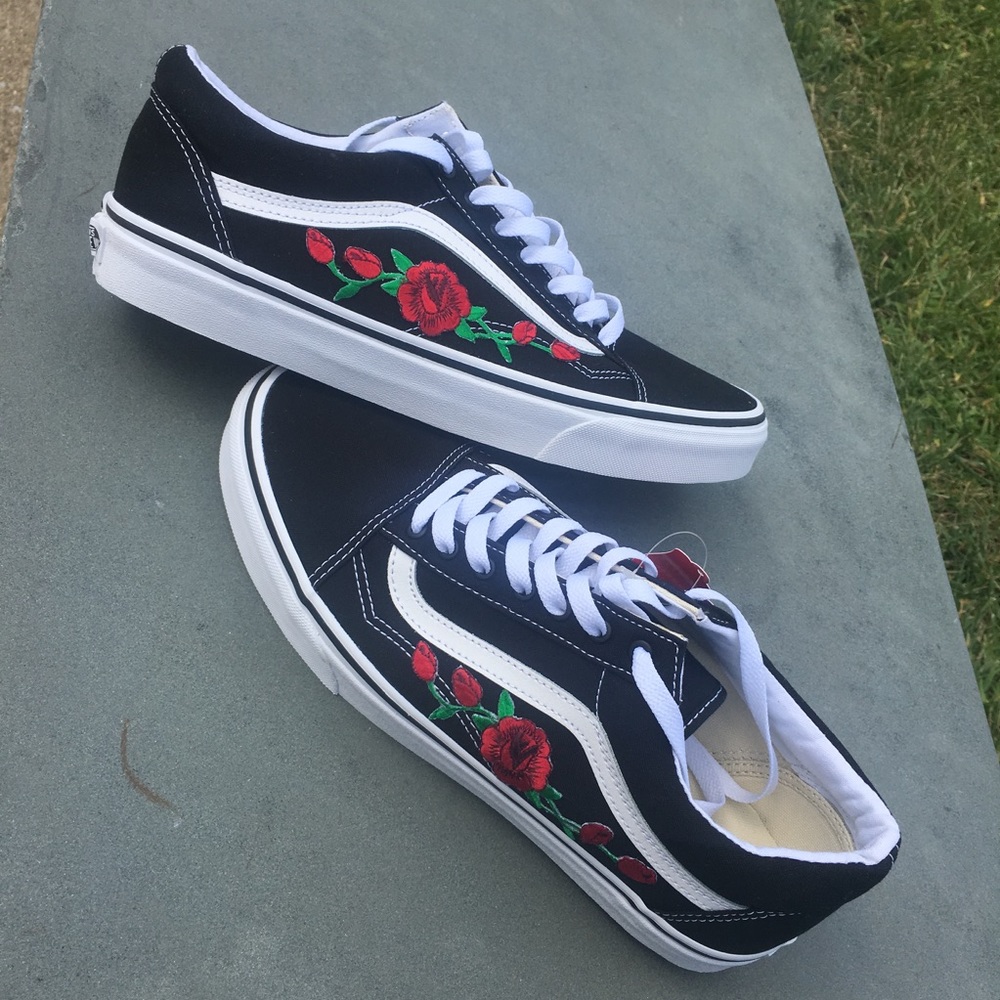 Custom Rose Vans