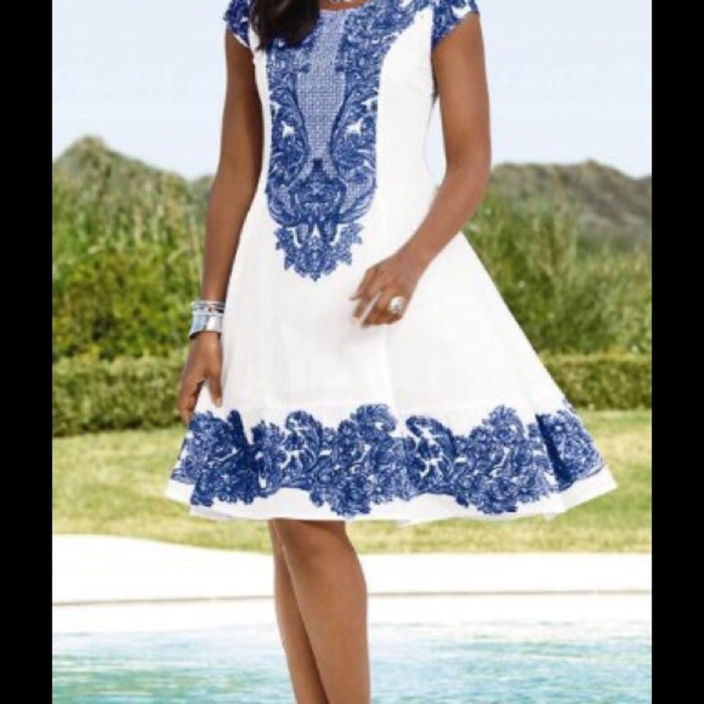 Pretty cotton dress, excellent condition!