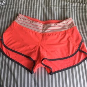 Lululemon Speed Short in Hot Pink