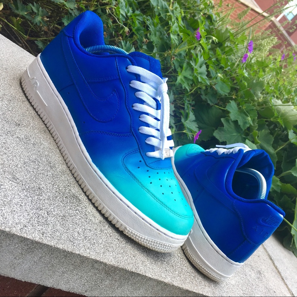 Custom Ombré Nike Air Force Ones