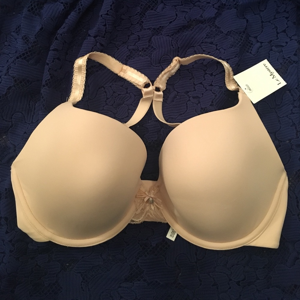 Le Mystere Sophia Lace t back bra 34DDD/F