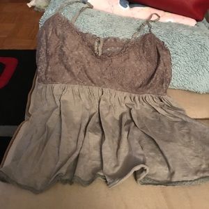 American Eagle babydoll tank