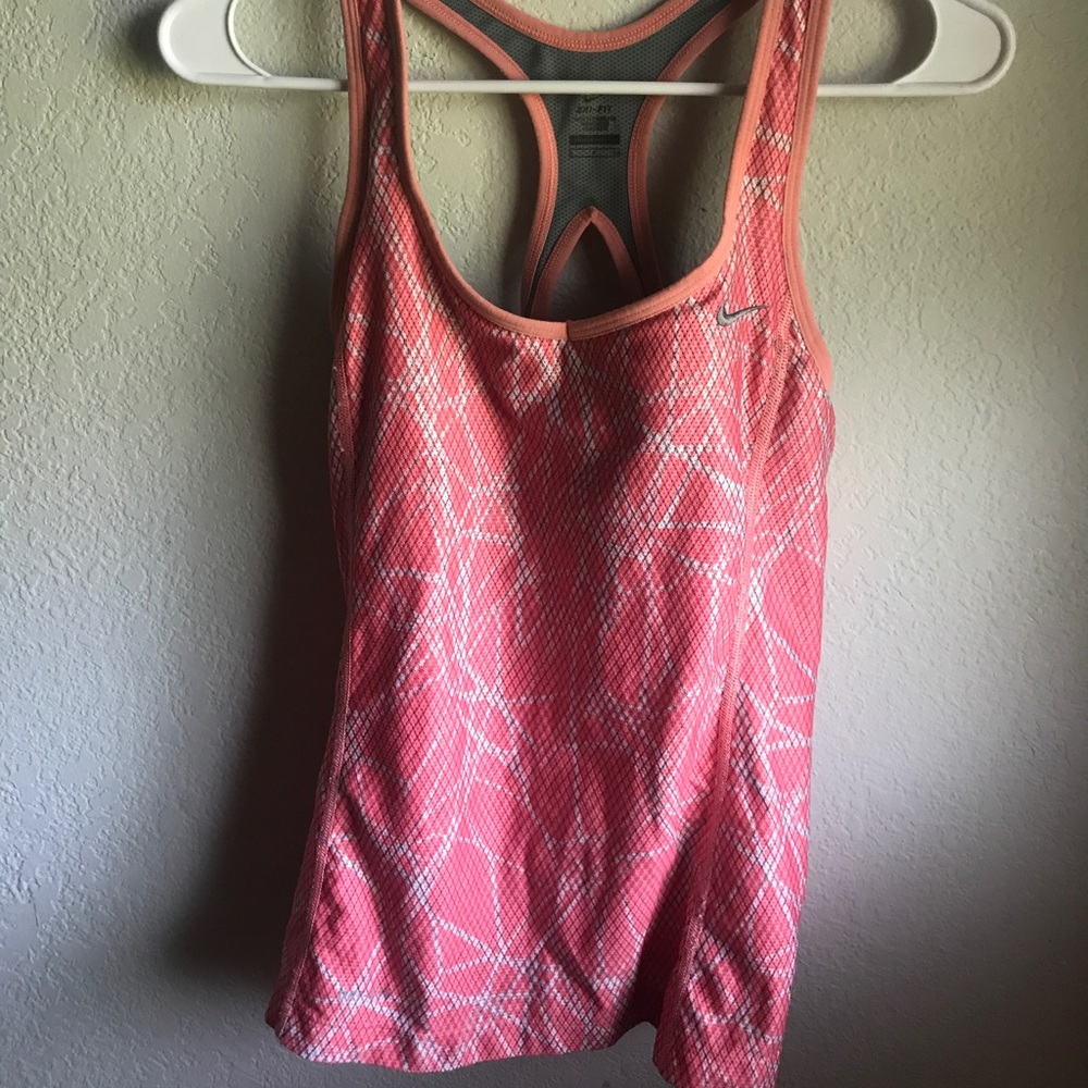 Nike Dri-Fit Racerback Tank Coral/Pink