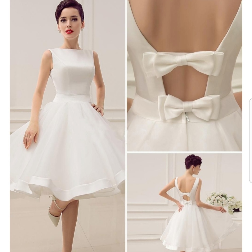 Short wedding dress sold