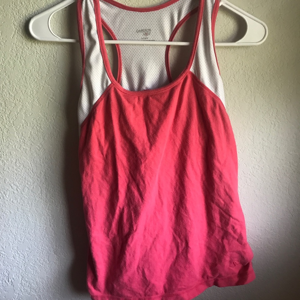 Pink Danskin Racerback workout Tank
