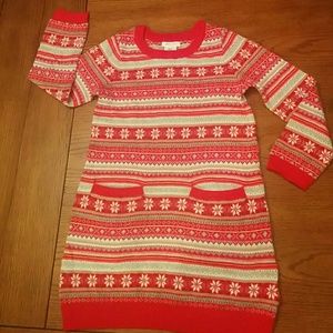 🆕 bright festive soft sweater-dress