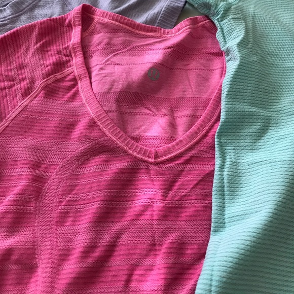 lululemon athletica Tops - Lululemon swiftly tees. Blue no longer available! lululemon athletica Tops - Lululemon swiftly tees. Blue no longer available!