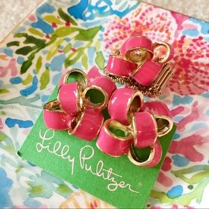 Lilly Pulitzer Bow Earrings + Stretch Bow Ring Lilly Pulitzer Bow Earrings + Stretch Bow Ring