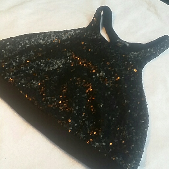 Express Tops - Sequin Sport Bra