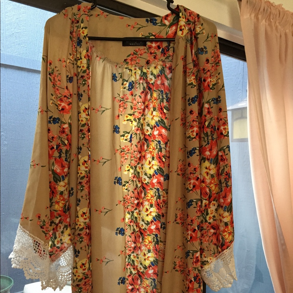 Floral Relipop Kimono - 3x