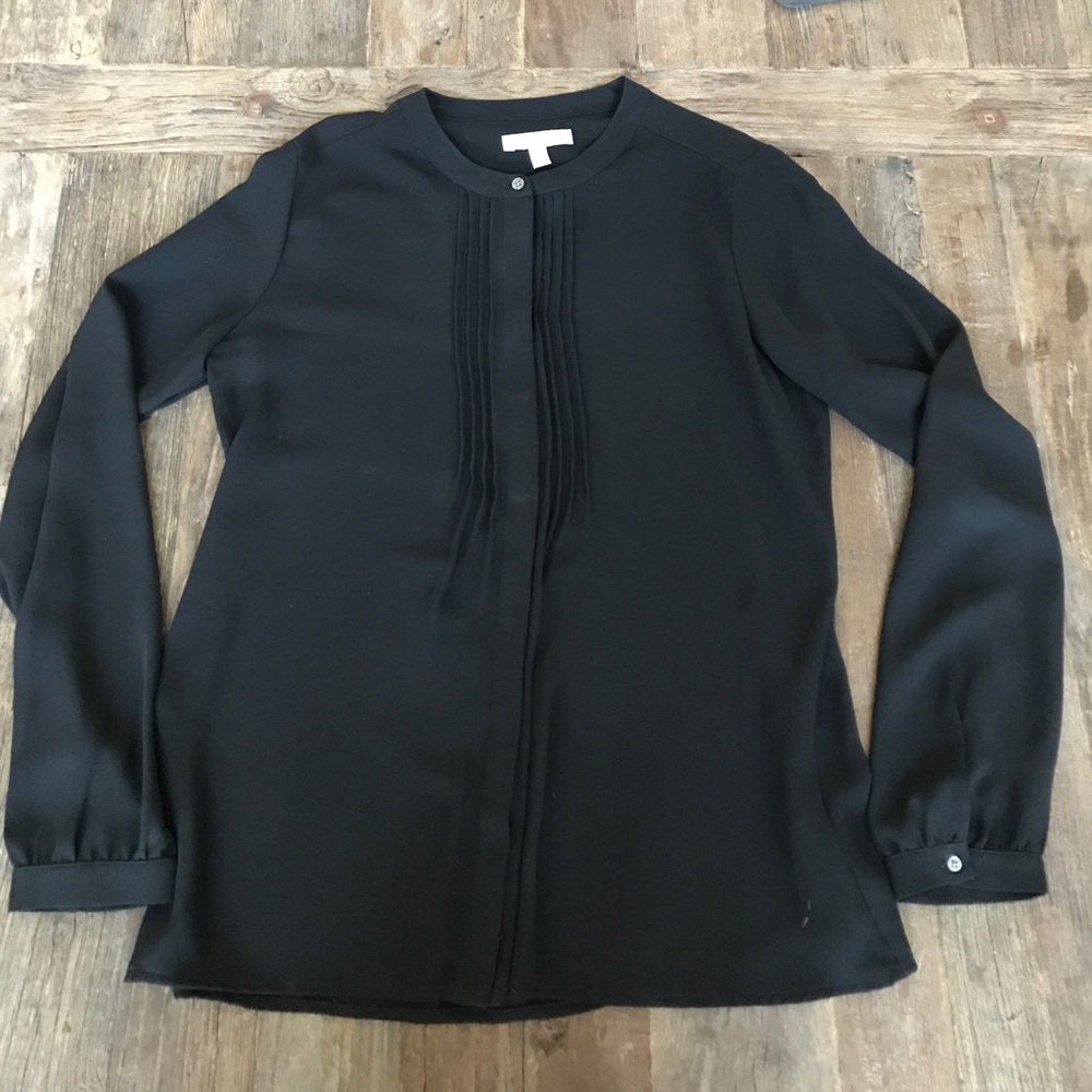 Banana Republic - Black Silky Blouse - S
