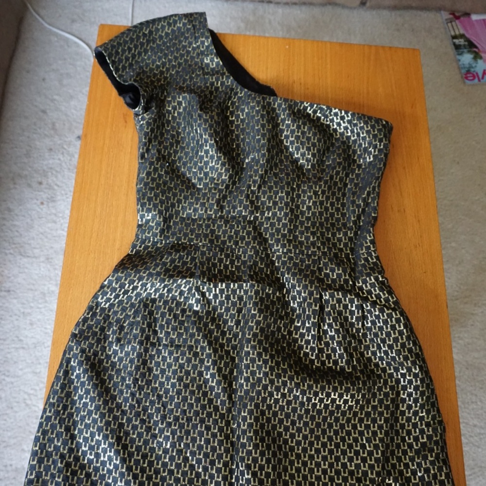 French Connection One-Shoulder Minidress