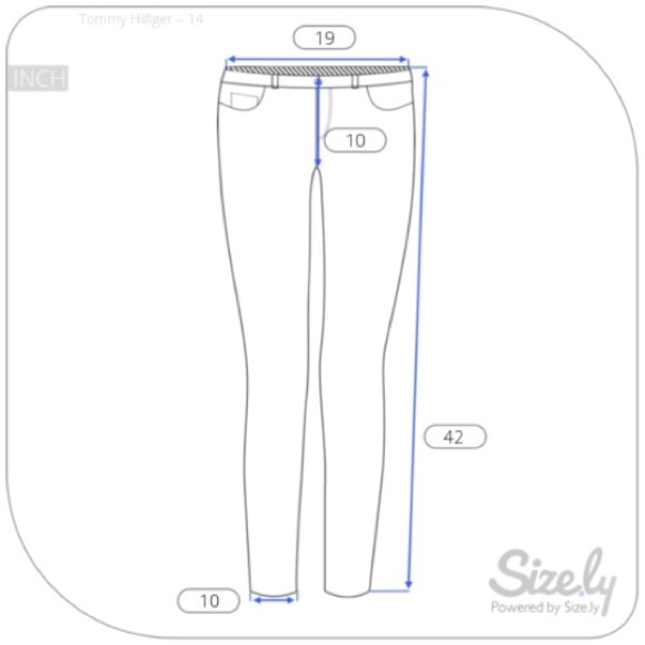 Tommy Hilfiger Blue Denim Jeans Chic Vintage Style - Picture 5 of 8