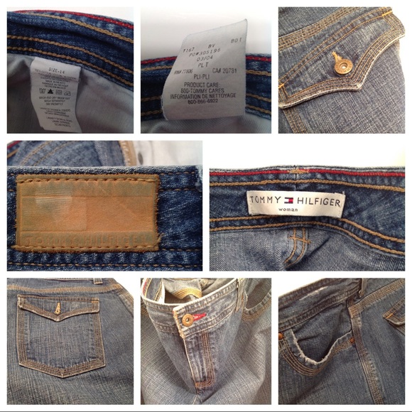 Tommy Hilfiger Blue Denim Jeans Chic Vintage Style - Picture 3 of 8