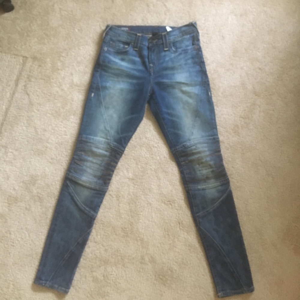 Halle Mid Rise Super Skinny Jeans